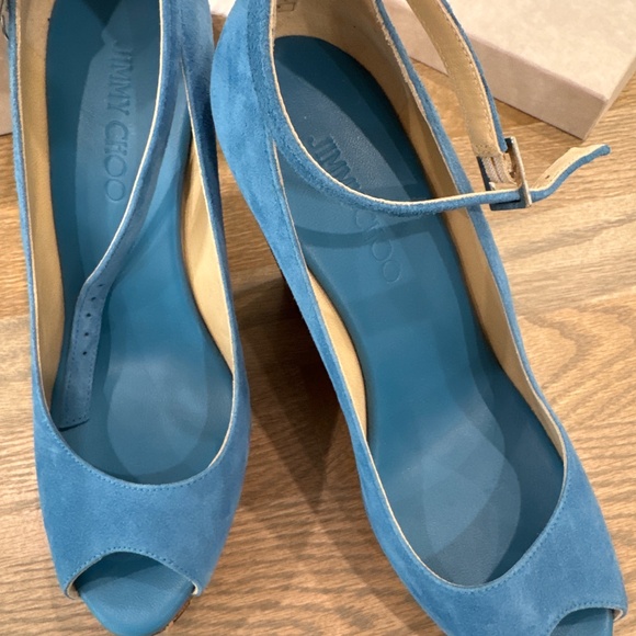 Jimmy Choo 5” Platform Wedge w/open toe - Picture 2 of 3